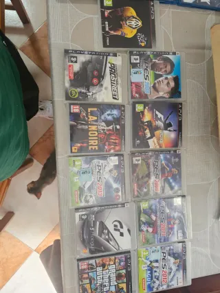 Lote 11 juegos PS3: PES, GTA, L.A. Noire