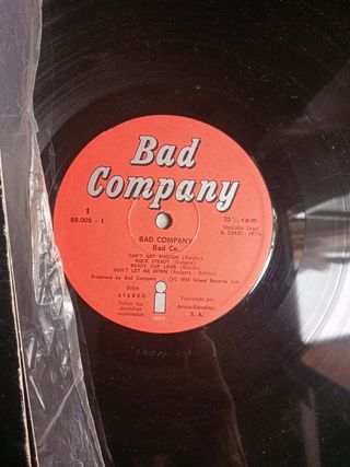 Bad Company - Vinilo Hard Rock