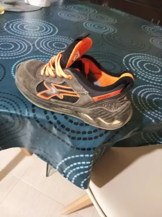 Zapatos seguridad UPower 41 gris naranja