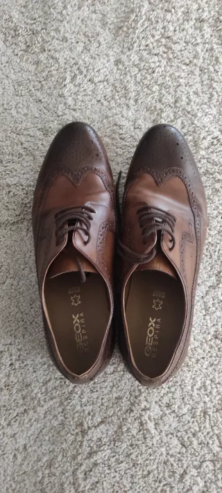 Scarpe marroni da uomo Geox