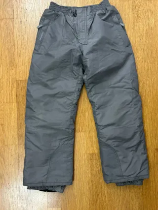 Pantalón de ski Decathlon T10 niño gris