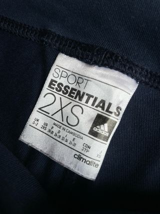 Leggings niña Adidas azul marino talla 2XS