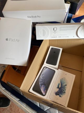 Cajas vacías Apple MacBook, iPad, iPhone, Watch