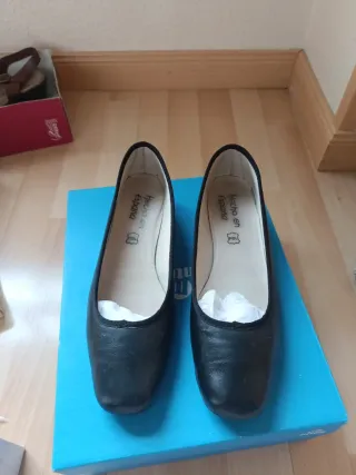 Zapatos planos negros mujer