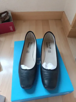 Zapatos planos negros mujer
