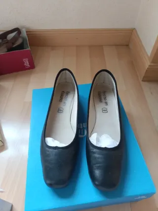 Zapatos planos negros mujer