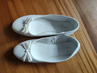 Bailarinas Marypaz blancas talla 37