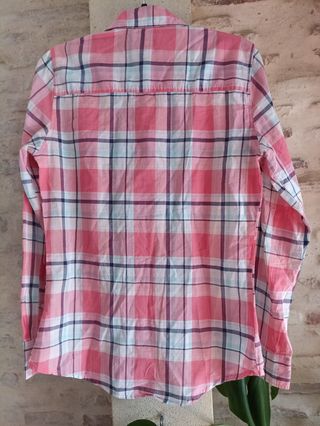 Camisa cuadros rosa GREEN COAST Talla S