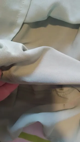 Vestido verde con cintas