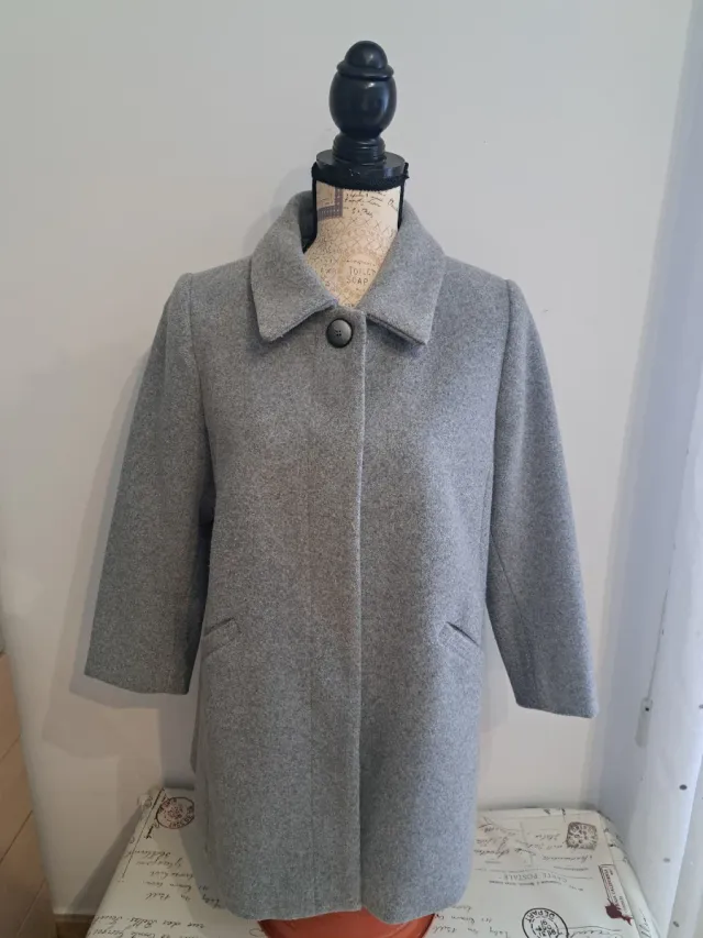 Chaquetón gris señora