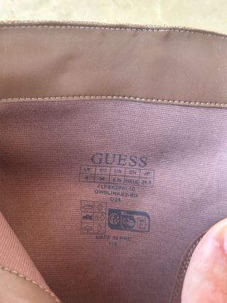 Botines Guess Logo Beige Talla 38