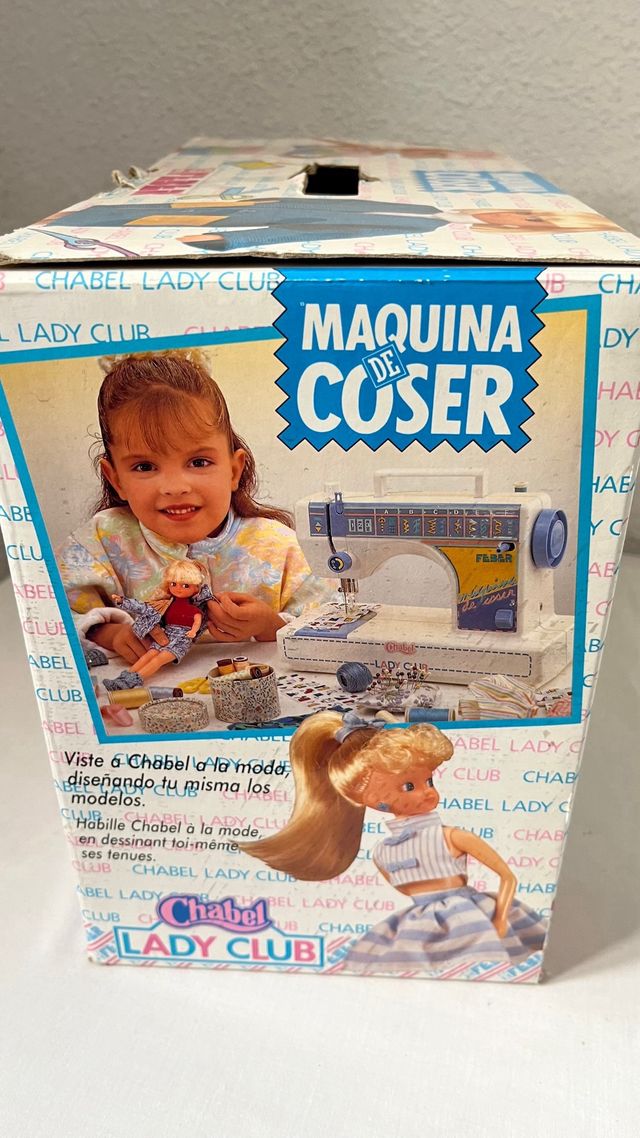 Máquina de coser Chabel Lady Club Años 80