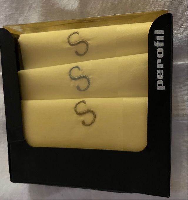 Set 3 fazzoletti Perofil vintage anni 70/80