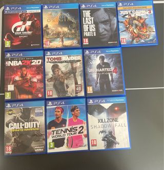 Lote de 10 Videojuegos PS4