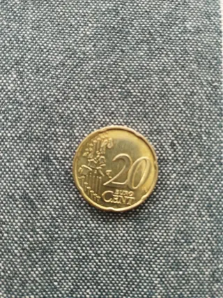 Moneda 20 céntimos Bélgica 2000