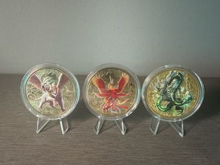 Monedas Decorativas Set 3 Criaturas Fantásticas