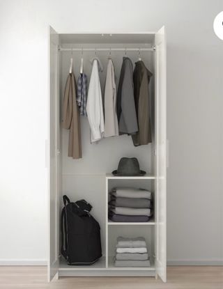 Guardaroba BRIMNES Ikea Bianco