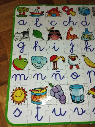 Puzzle El Abecedario Preschool Educacional