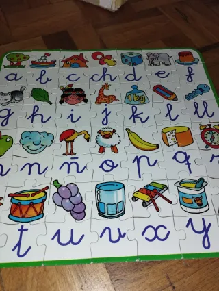 Puzzle El Abecedario Preschool Educacional