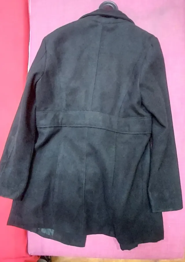 Abrigo negro elegante
