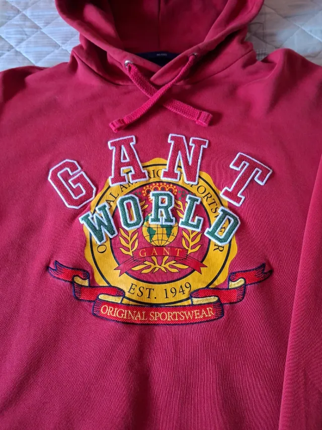 Sudadera GANT World Est. 1949 Roja