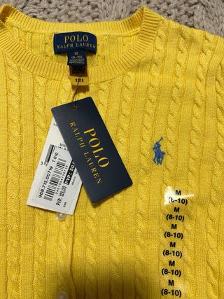 Chaqueta Polo Ralph Lauren niña amarilla 8-10