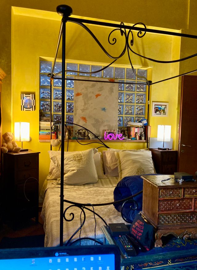 Letto Ferro Battuto Baldacchino