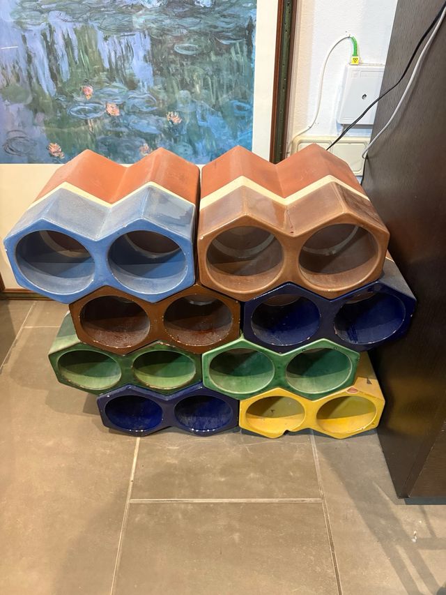 Botellero modular de cerámica