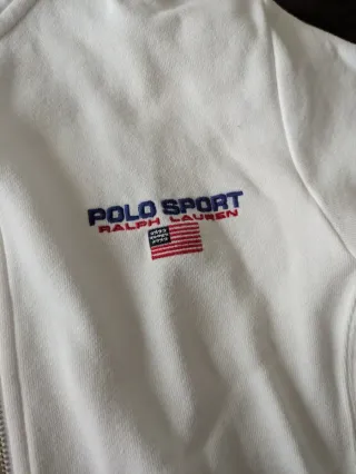 Chaqueta Polo Ralph Lauren niño blanca