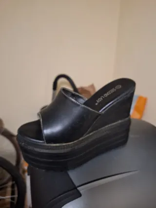 Scarpe con zeppa Second Lady nere