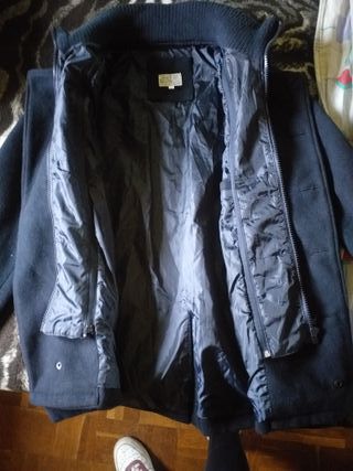 Abrigo de paño forrado talla L
Hombre o Mujer.