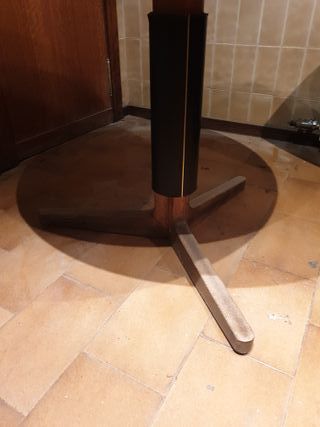 Mesa redonda extensible años 70