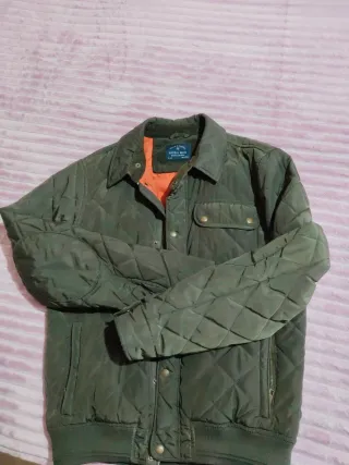 Parka acolchada Sperm Men verde Talla M
