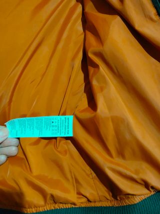 Parka acolchada Sperm Men verde Talla M