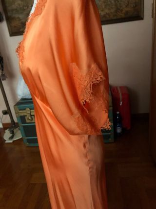 Pink Memories Abito Lungo Arancione