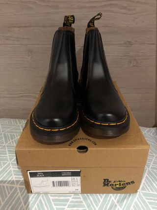 Stivali Chelsea neri Dr. Martens taglia 38