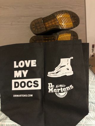 Stivali Chelsea neri Dr. Martens taglia 38