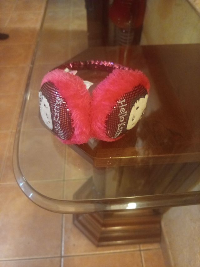 Orejeras Hello Kitty Rosas