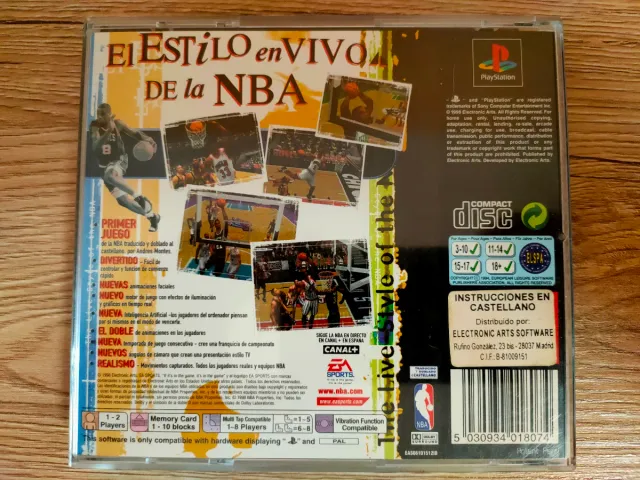 NBA Live 99 PlayStation EA Sports