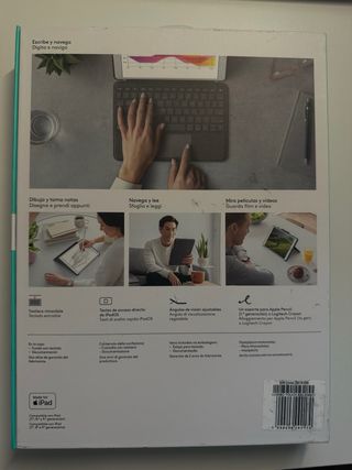 Funda Logitech Combo Touch iPad 7/8/9 Gen