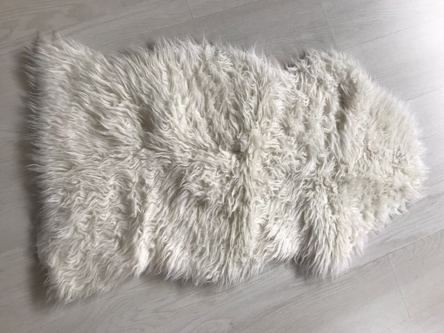 alfombra ikea imitación pelo oveja