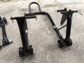 Caballetes Moto Oxford Big Black Bike Delantero