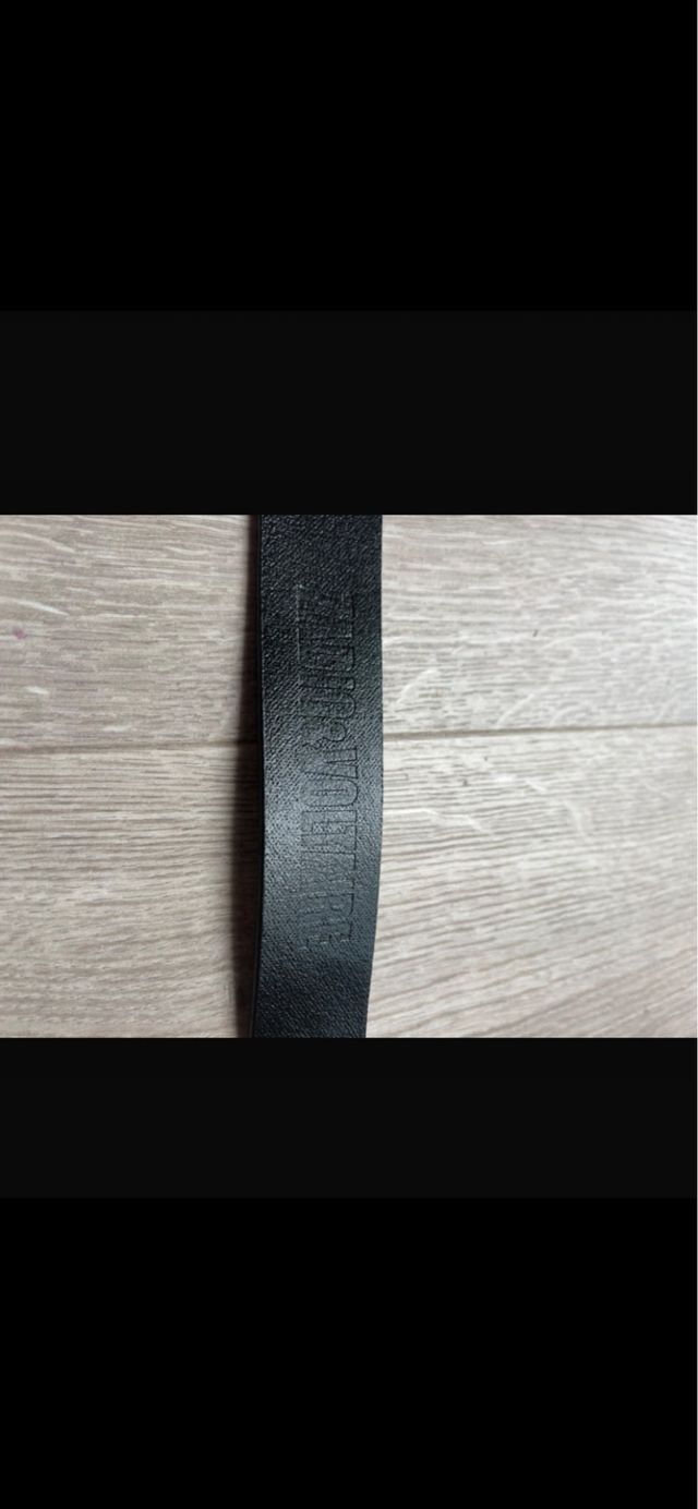 Cinturón Zadig & Voltaire Negro Hebilla Dorada