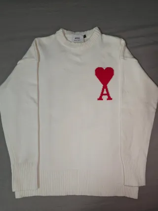 Jersey Ami Paris Corazón Rojo Talla S