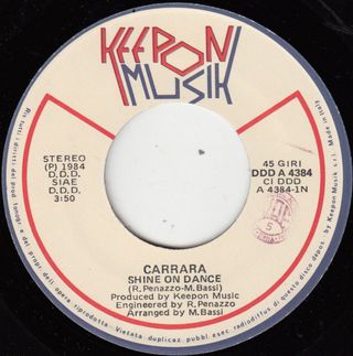 Carrara Shine On Dance/Last Emotion 7" 45 RPM
