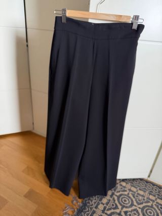 Pantalón Massimo Dutti Viscosa Negro NUEVOS