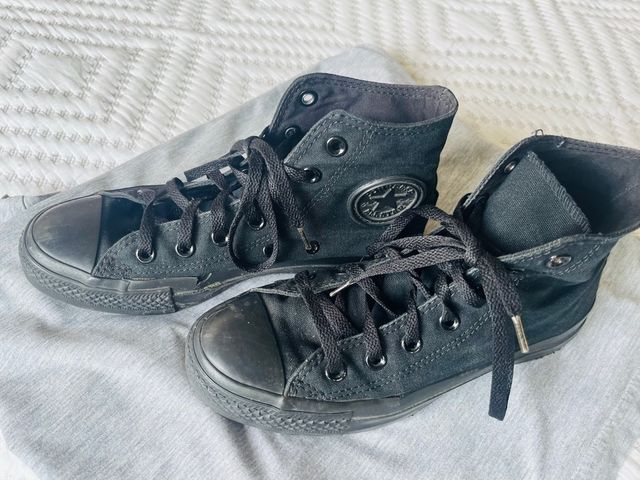 Converse caña alta negras