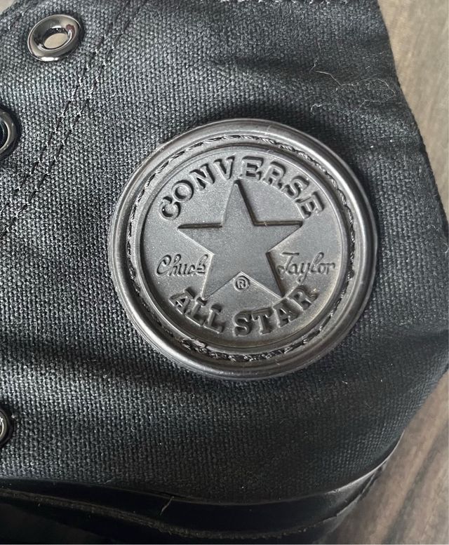 Converse caña alta negras