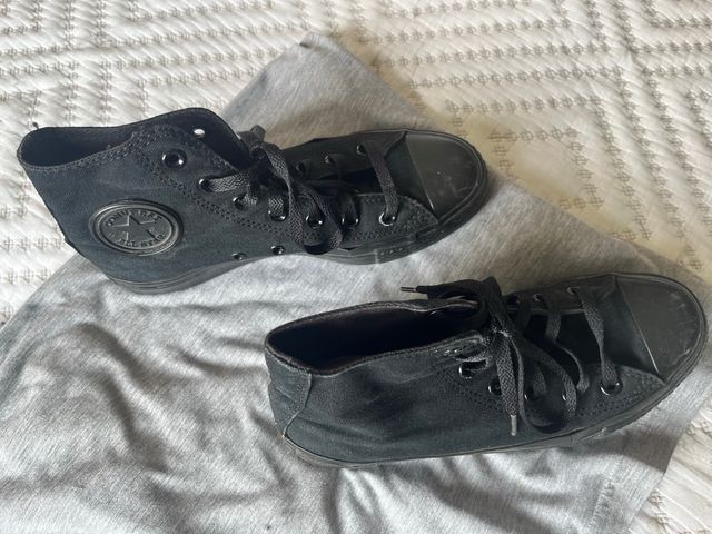 Converse caña alta negras