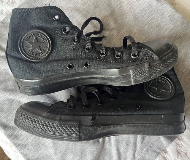 Converse caña alta negras